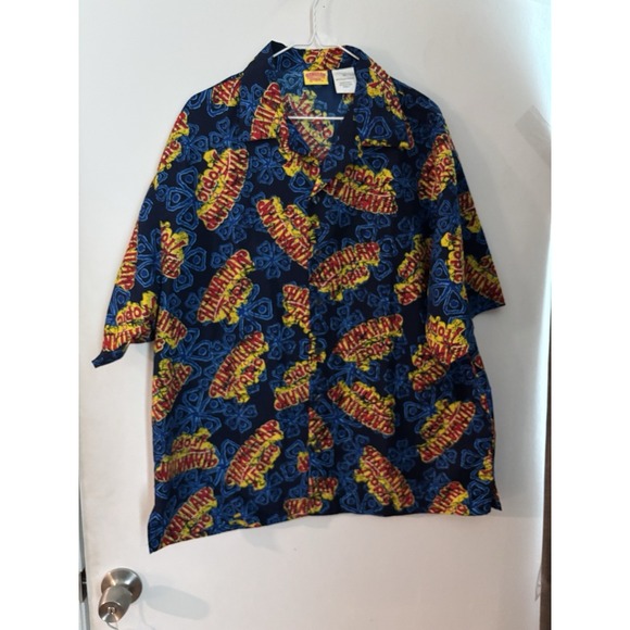 Other - Hawaiian Tropic Men Hawaiian Camp Shirt XL Aloha Suntan Lotion Beachy
